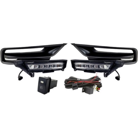 KIT FAROL DE MILHA HRV 2022 FAROL LED SHOCKLIGHT
