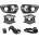 KIT FAROL DE MILHA RENAULT LOGAN 2015 MOLDURA SHOCKLIGHT
