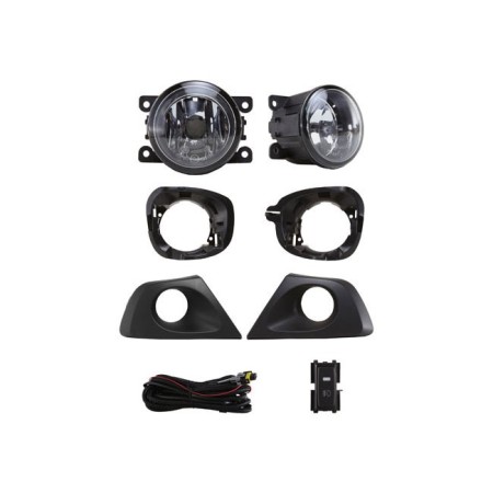 KIT FAROL DE MILHA DUSTER 2019 MOLD PRETA SHOCKLIGHT