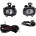 KIT FAROL DE MILHA KARDIAN 2024 FAROL LED SHOCKLIGHT