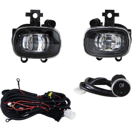 KIT FAROL DE MILHA KARDIAN 2024 FAROL LED SHOCKLIGHT