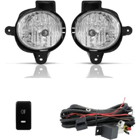 KIT FAROL DE MILHA TOYOTA SW4 2012 SHOCKLIGHT