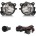 KIT FAROL DE MILHA VW GOLF 08-10 BOTAO REDONDO SHOCKLIGHT