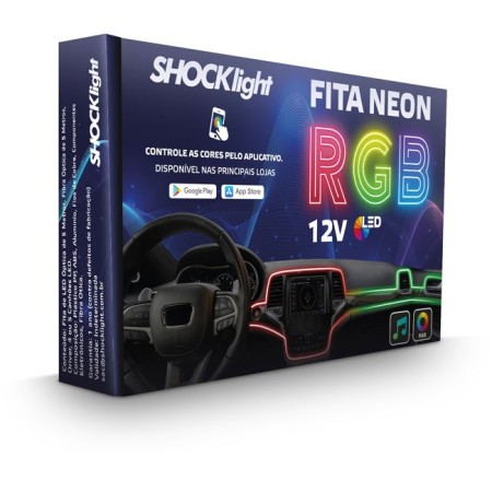 FITA NEON RGB 5 CANHOES 12V SHOCKLIGHT