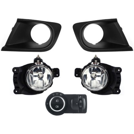 KIT FAROL DE MILHA ONIX/PRISMA LT 2018 C/ NEBLINA SHOCKLIGHT