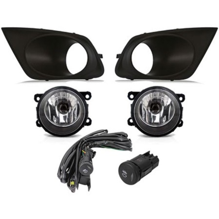 KIT FAROL DE MILHA FORD KA 12-14 C/ GRADE SHOCKLIGHT
