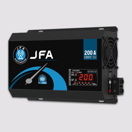 FONTE CARREGADOR DE BATERIA JFA 36,50,60,70,100,120,150 E 200 AMP.