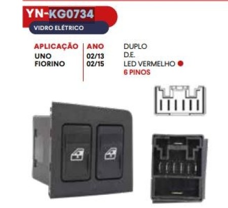 INTER VIDRO CINOY UNO 02/10. FIORINO 02/15