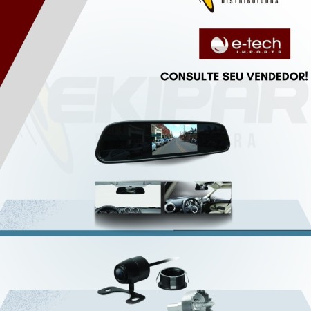 RETROVISOR INTERNO TELA LCD C/ CAMERA