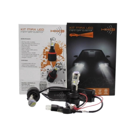 Kit Max Led KX3 com Retroprojetor